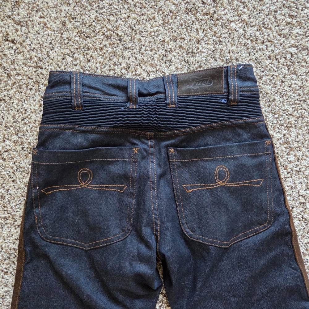Fuel Sergeant Women's Motorcycle Jeans Pants Size 24 Black New NWT - Picture 9 of 13